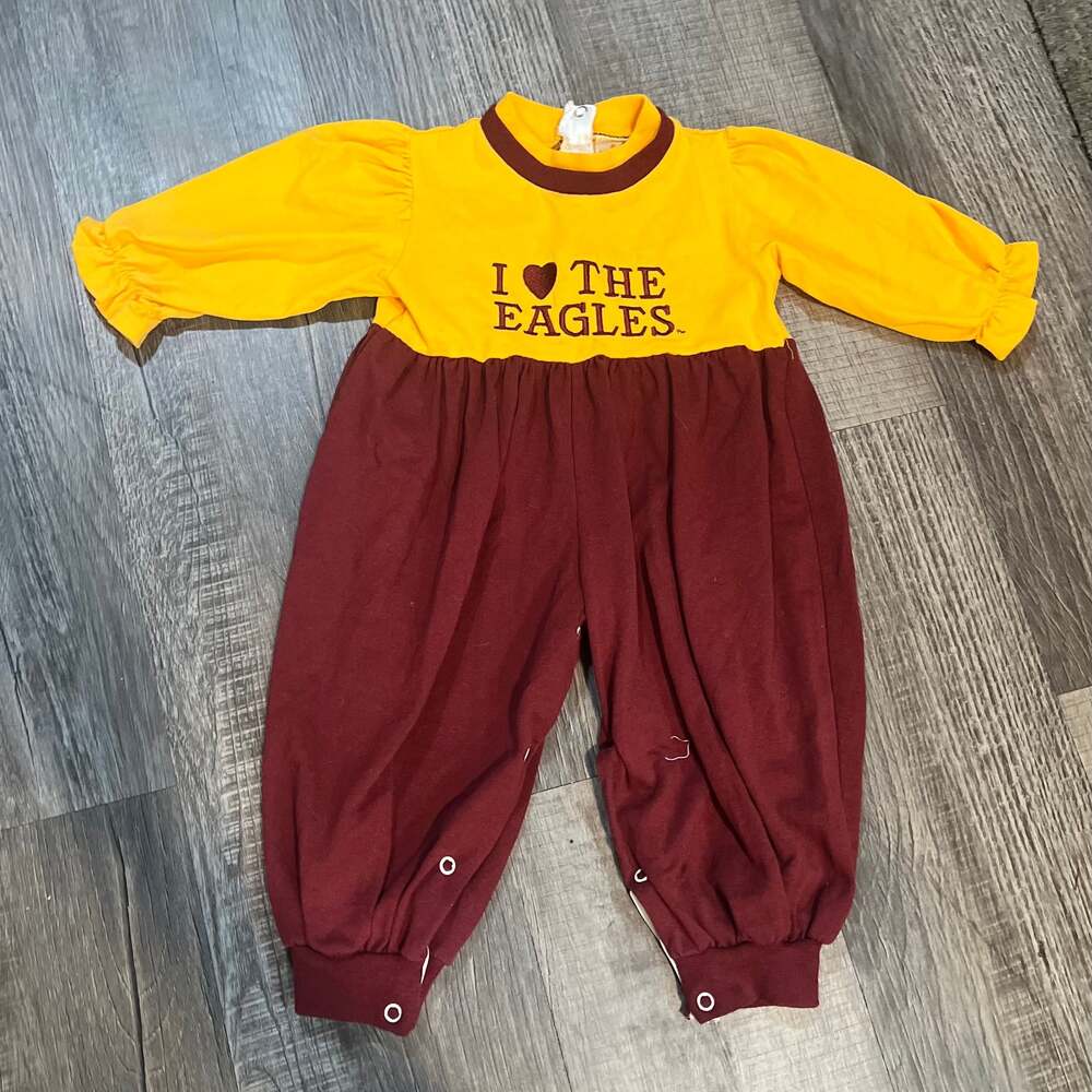 Vintage Philadelphia Eagles Baby Infant One Piece 18 Months